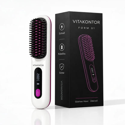 VITAKONTOR FORM 01 – Kabellose Stylingbürste für kurzes Haar