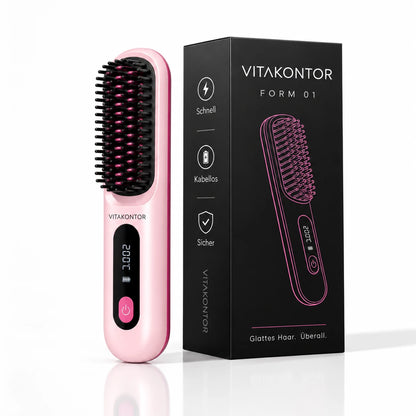 VITAKONTOR FORM 01 – Kabellose Stylingbürste für kurzes Haar